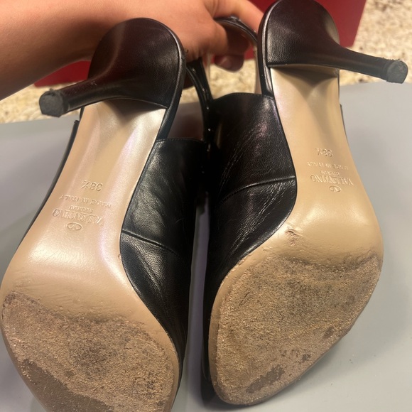 Valentino Black Studded Women's Shoes - Picture 14 of 16